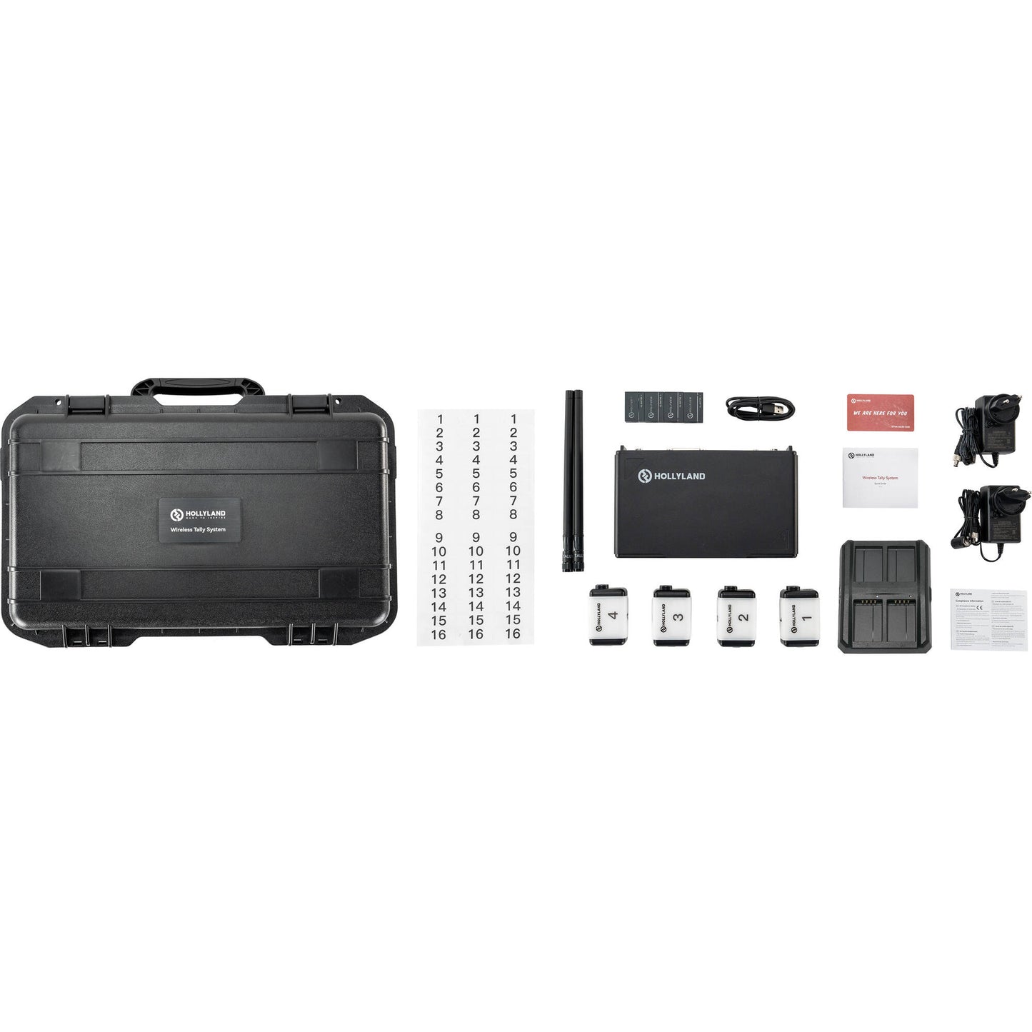 Wireless Tally System (4 Tally Lights)